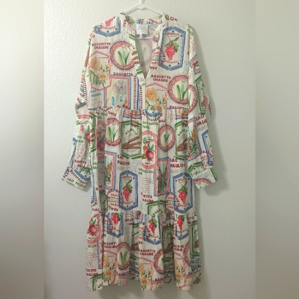 Maison d' Amelie Multicolor Women's Dress Medium
